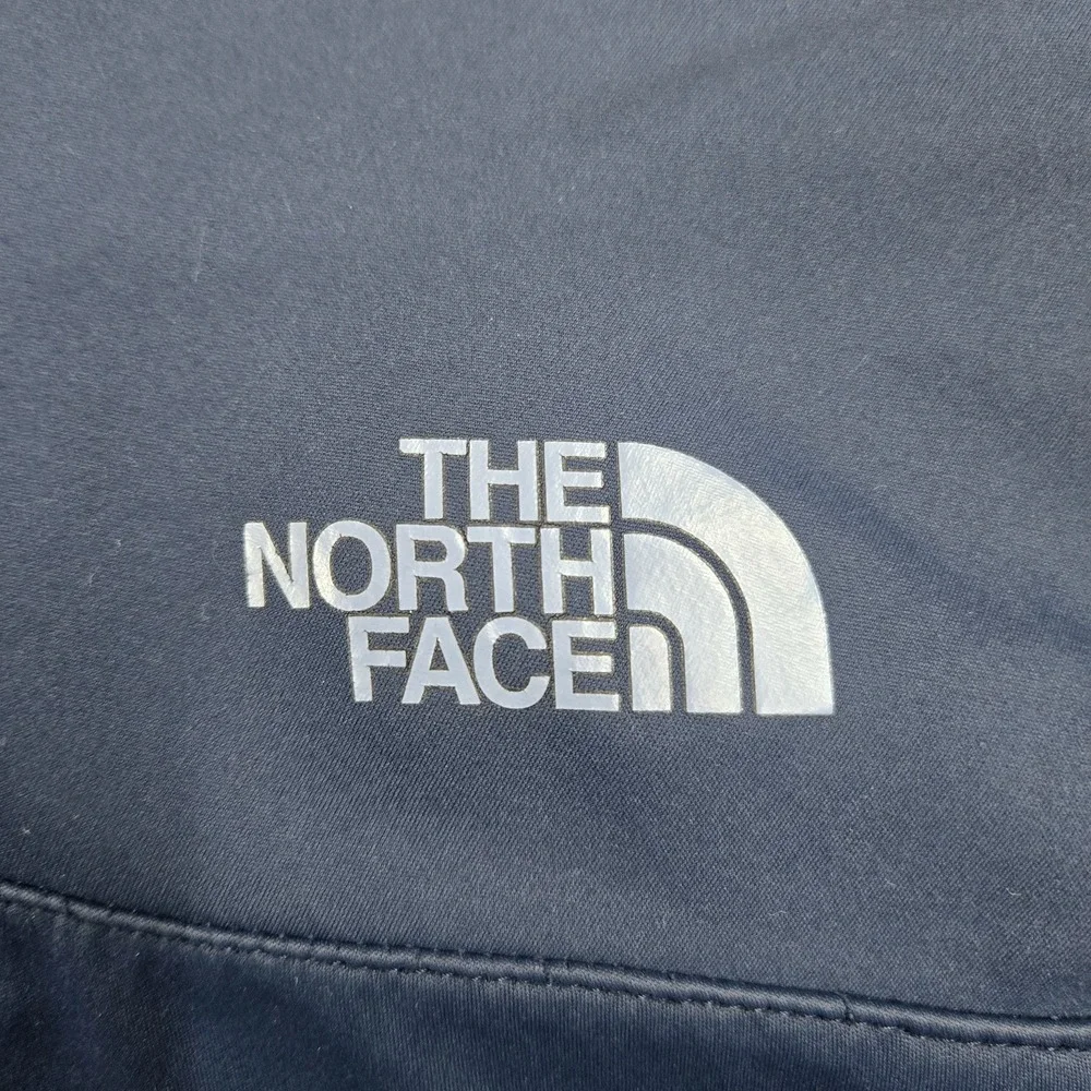 The North Face Men Jacket XL Blue Colorblock Windstopper Windbreaker Full Zip